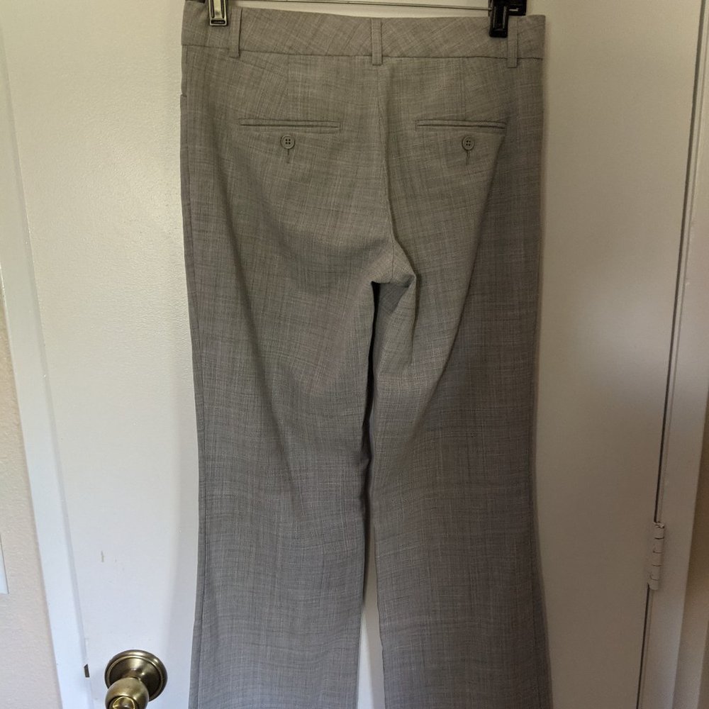 Express Editor Light Gray Slacks Size 2 Long - image 3